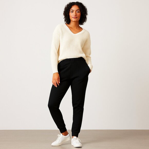 Roots Black Sweatpants – Size Small - Picture 1 of 6